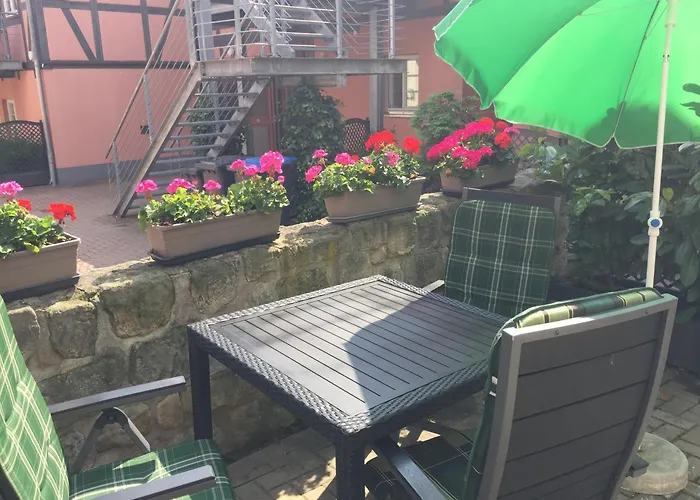 Апартаменты Mit Terrasse No1 Кведлинбург