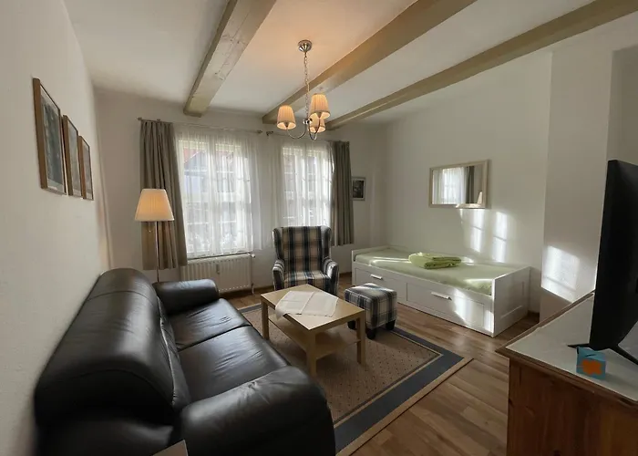 Mit Terrasse No1 Апартаменты Кведлинбург